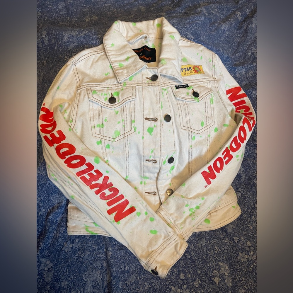 Member’s only rugrats denim jacket
